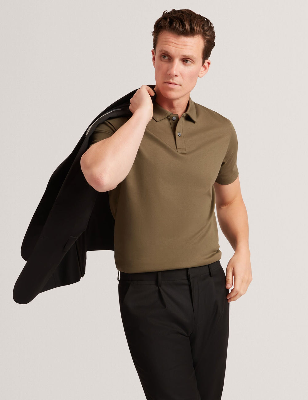 Men CONNALL Soft Touch Cotton Short Sleeve Polo - Ted Baker