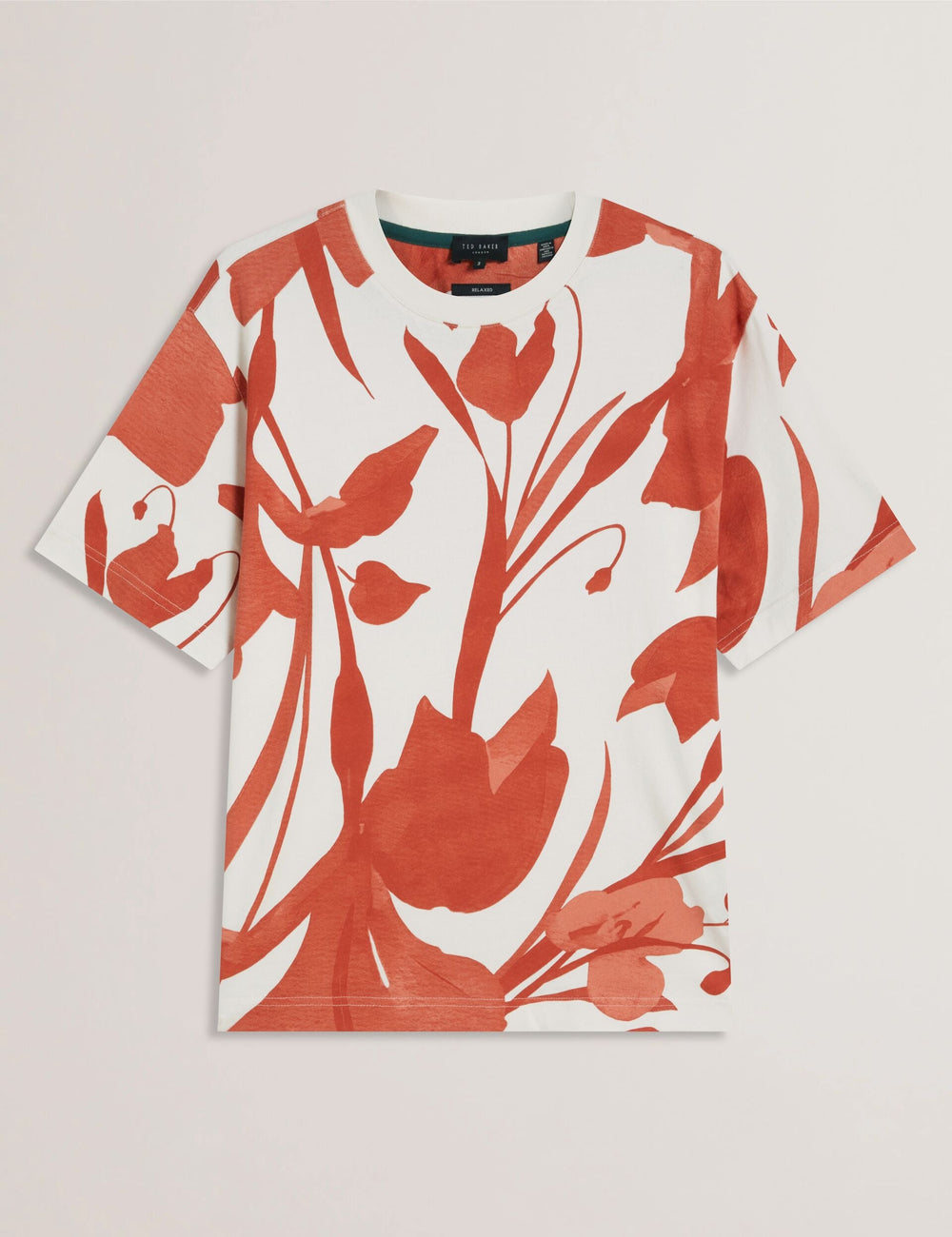Men YIANNOS - Floral Print Heavyweight Cotton T-Shirt - Ted Baker