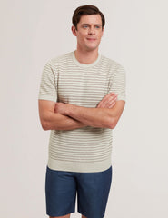 Men LAIN - Short Sleeve Textured T-Shirt - Ted Baker