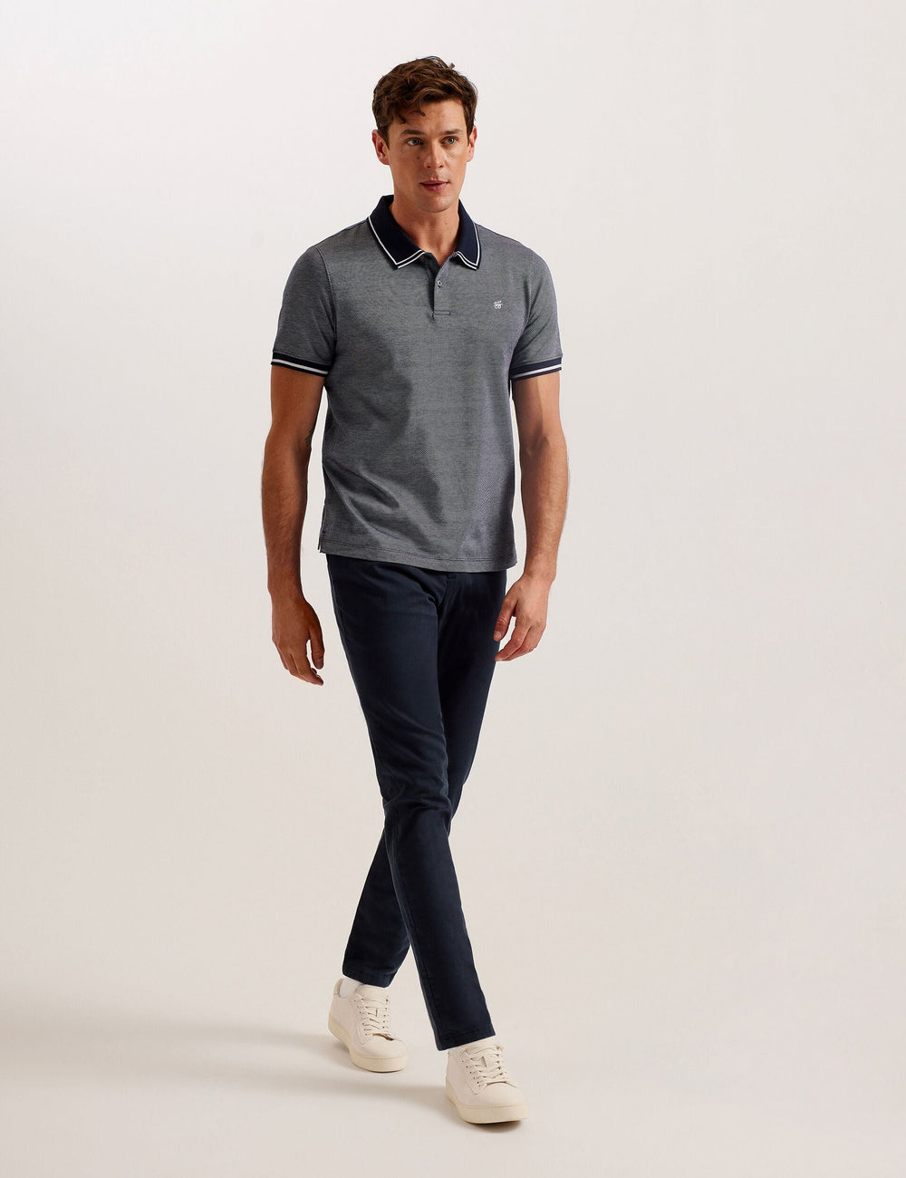 Men Helta - Short Sleeve Slim Fit Polo - Ted Baker