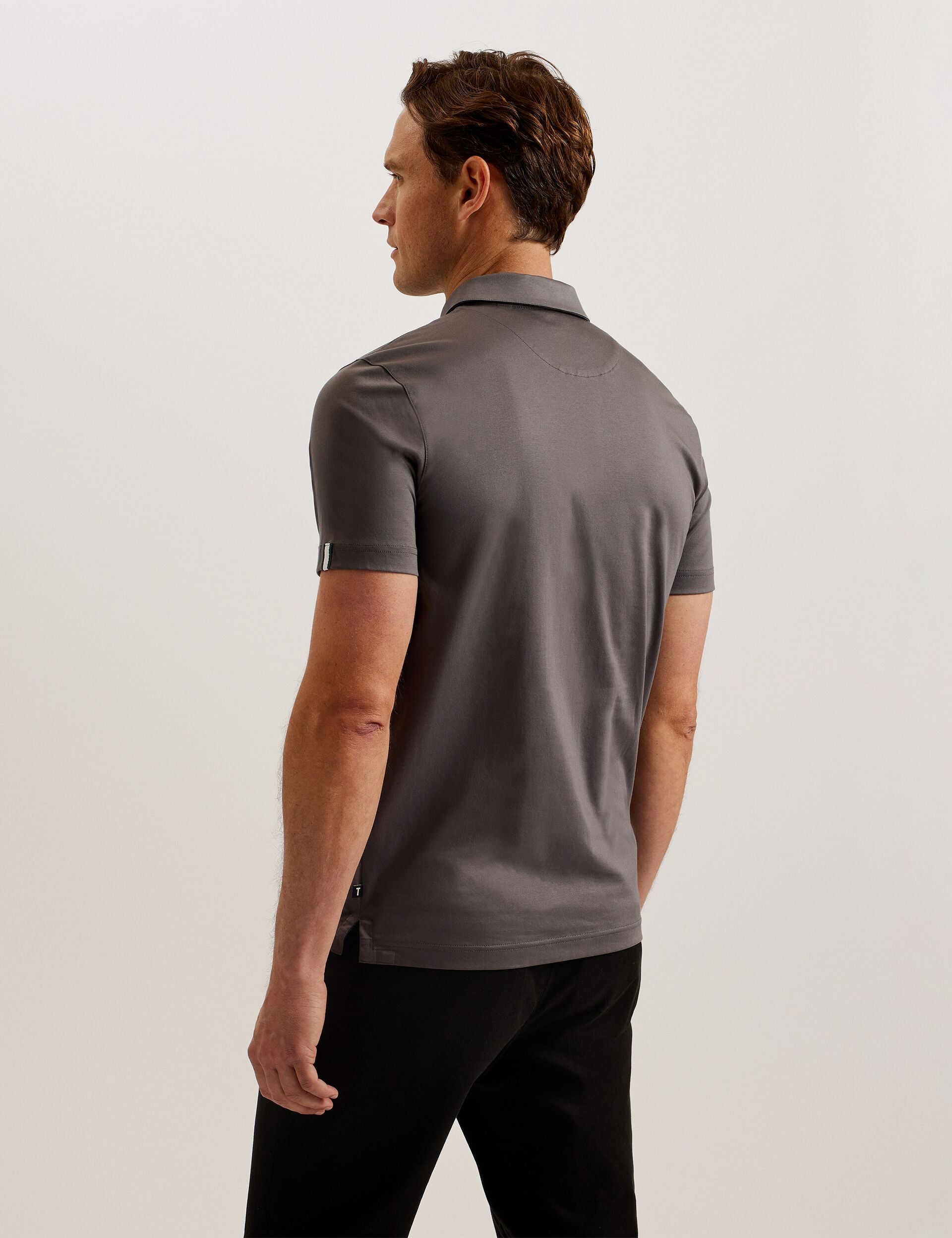 Men ZEITER - Slim Fit Pure Cotton Polo Shirt - Ted Baker