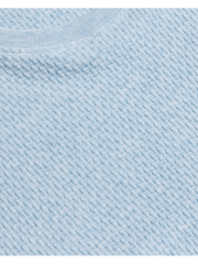 Men CURLYS - Textured Knit Cotton Short Sleeve T-Shirt - Ted Baker