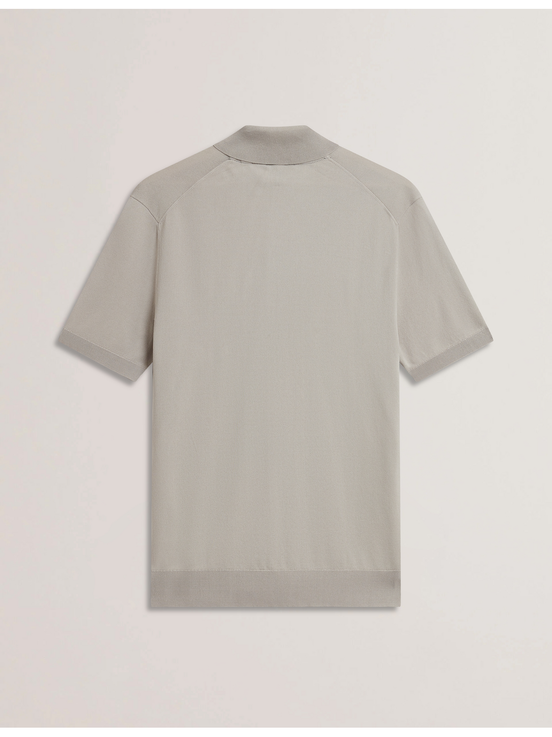 Men DALDIN - SS Rayon Zip Polo - Ted Baker