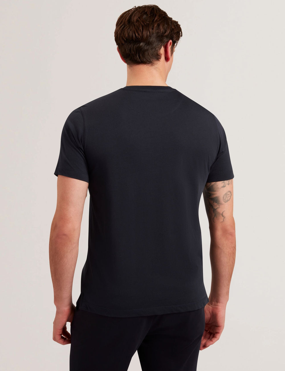 Men FETHER - Graphic Print Crew Neck Cotton T-Shirt - Ted Baker