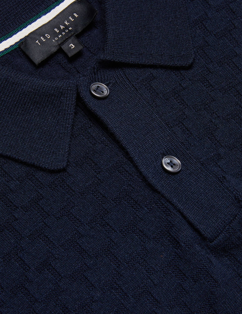 Men MORAR - T Knit Long Sleeve Polo Top - Ted Baker