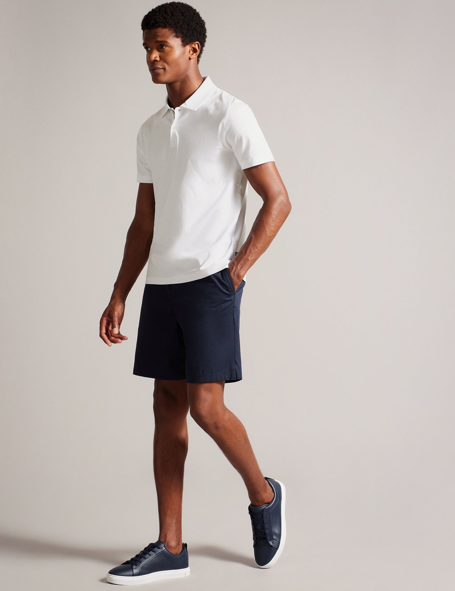 Men ZEITER - Slim Fit Pure Cotton Polo Shirt - Ted Baker