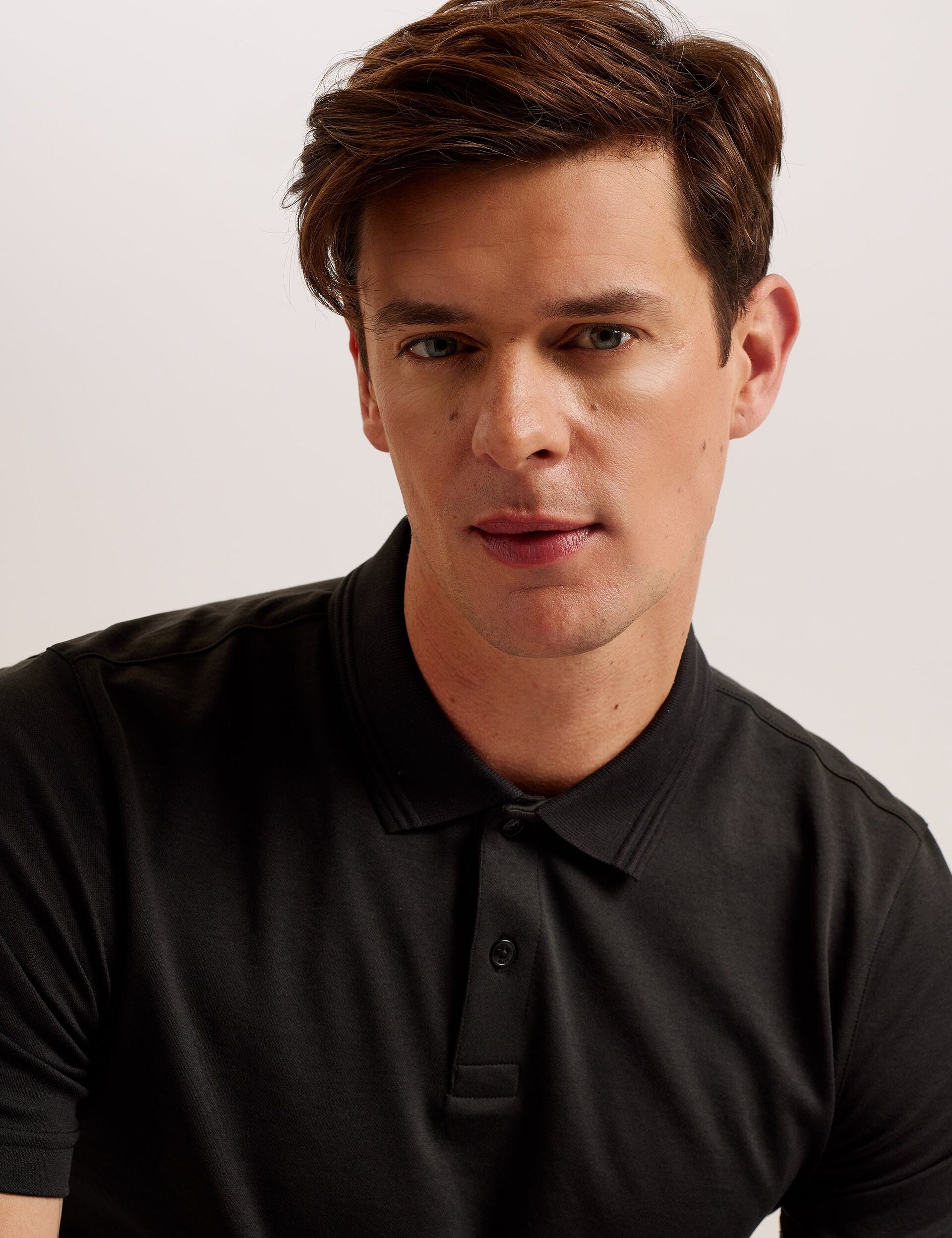 Men GALDON - Short Sleeve Regular Fit Polo - Ted Baker