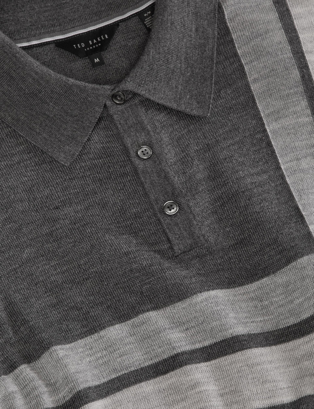 Men INTARSIA - Short Sleeve Sweater Polo - Ted Baker