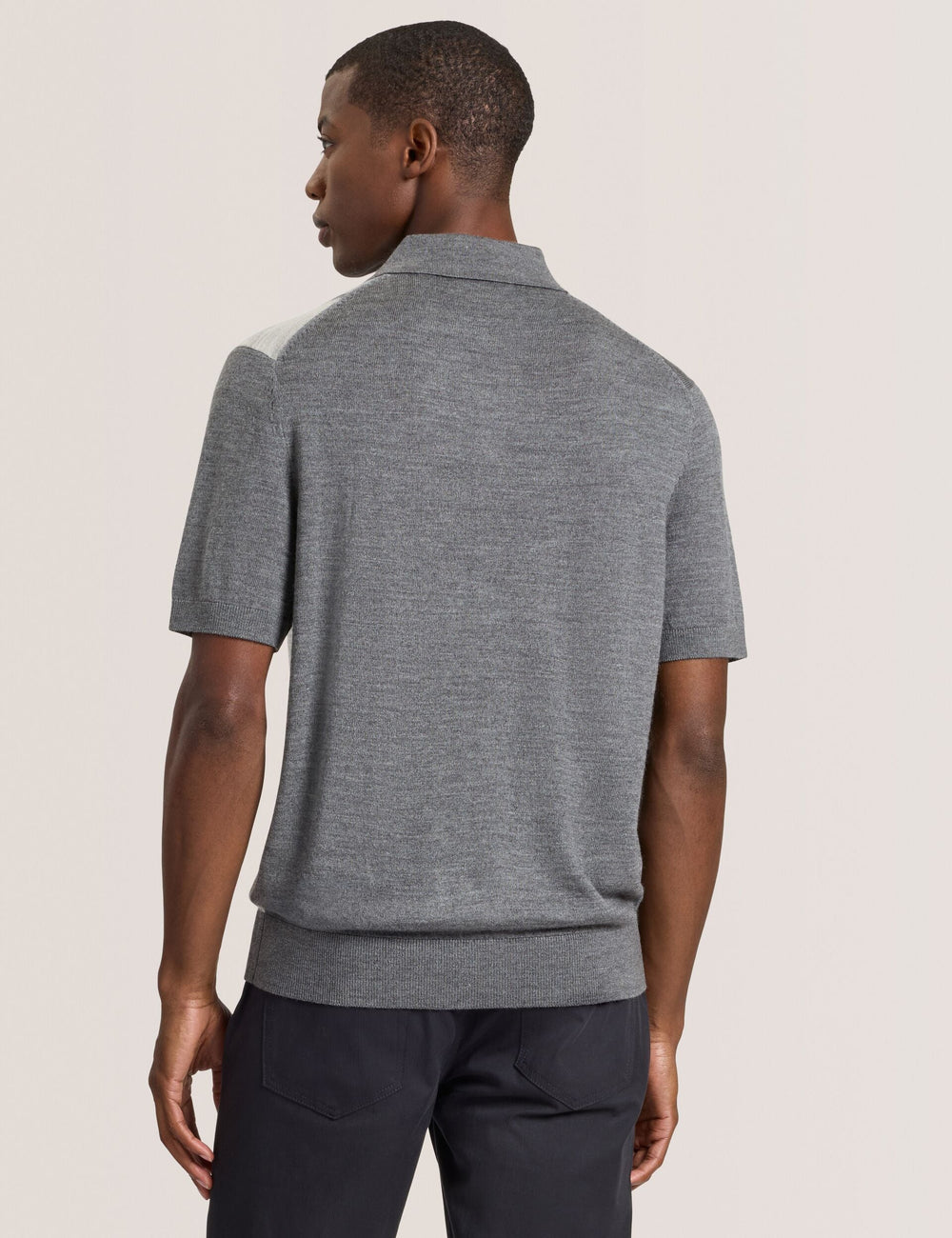 Men INTARSIA - Short Sleeve Sweater Polo - Ted Baker