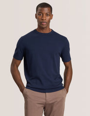 Men MODERN VISCOSE BLEND CREW - Sea Navy - Ted Baker
