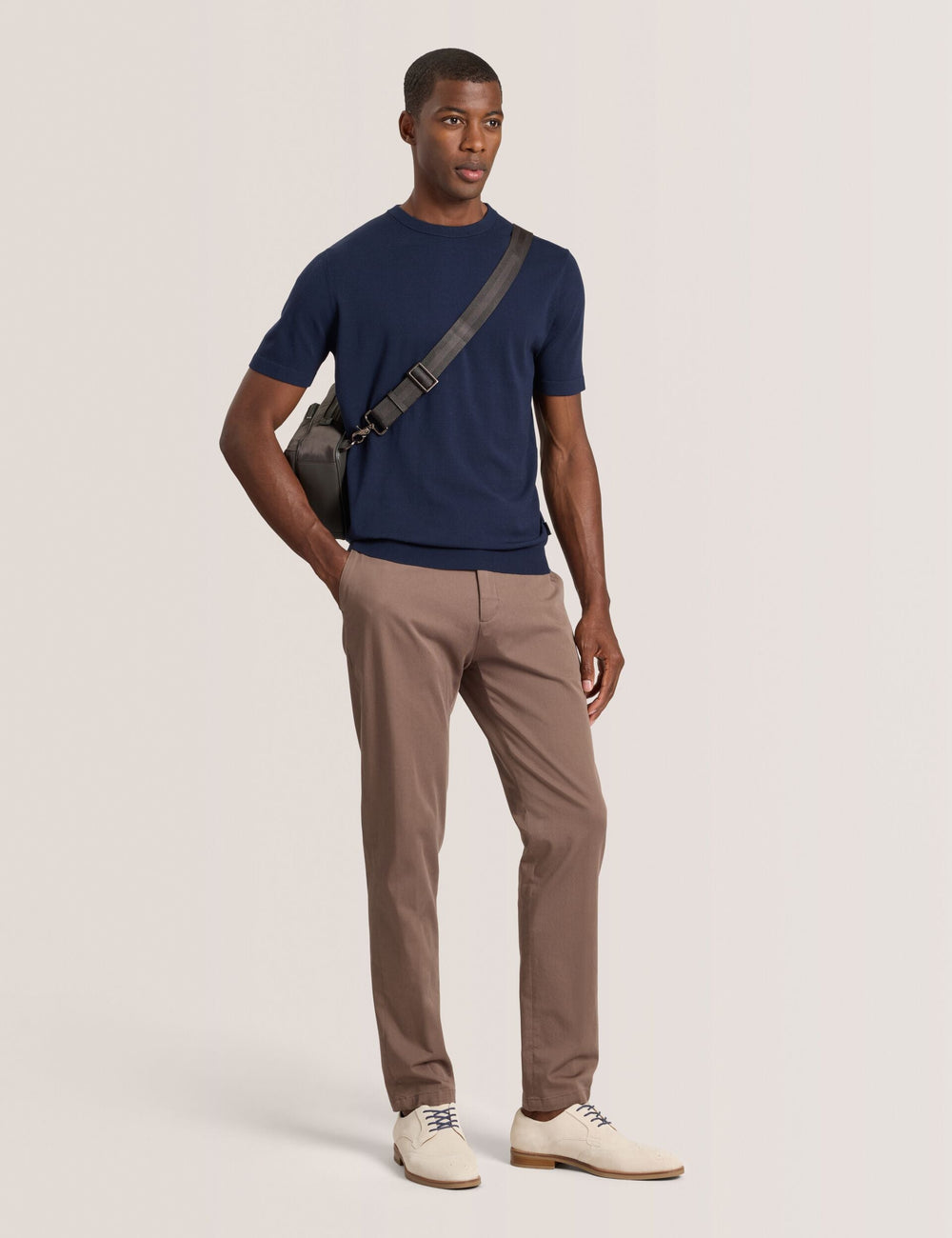 Men MODERN VISCOSE BLEND CREW - Sea Navy - Ted Baker
