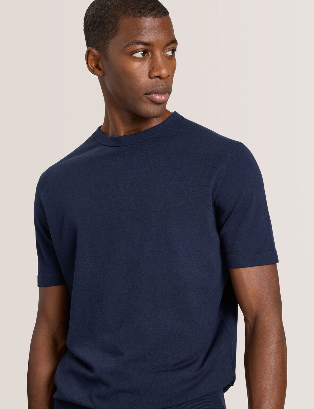 Men MODERN VISCOSE BLEND CREW - Sea Navy - Ted Baker