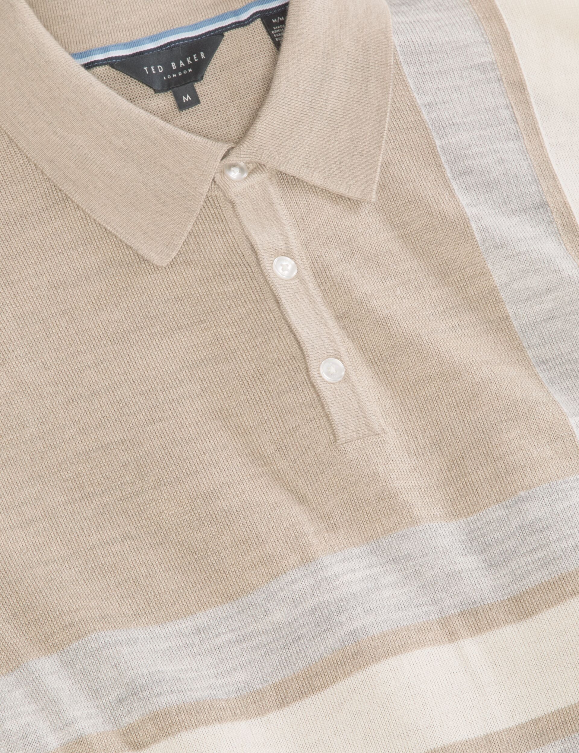 Men INTARSIA - Short Sleeve Sweater Polo - Ted Baker