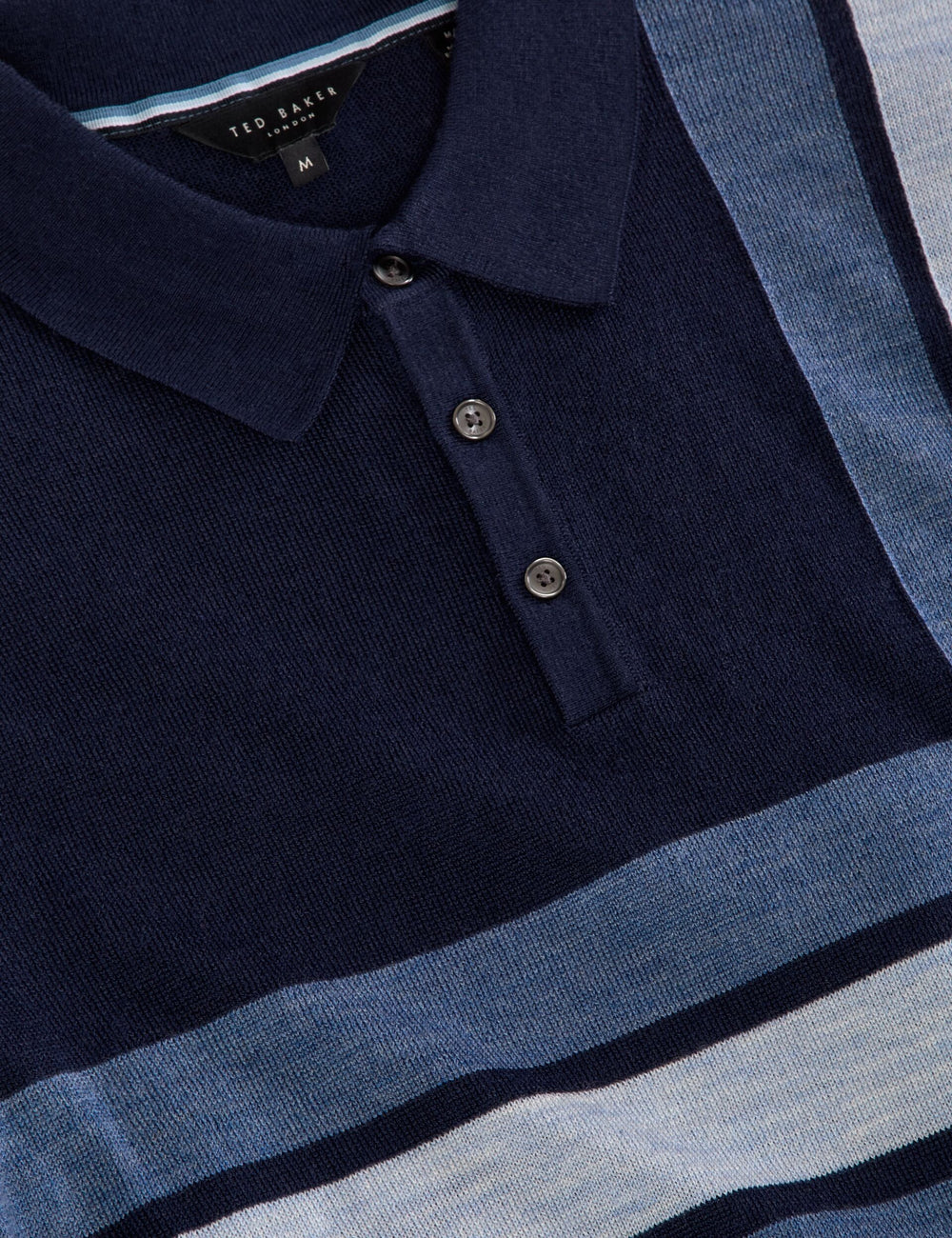 Men INTARSIA - Short Sleeve Sweater Polo - Ted Baker