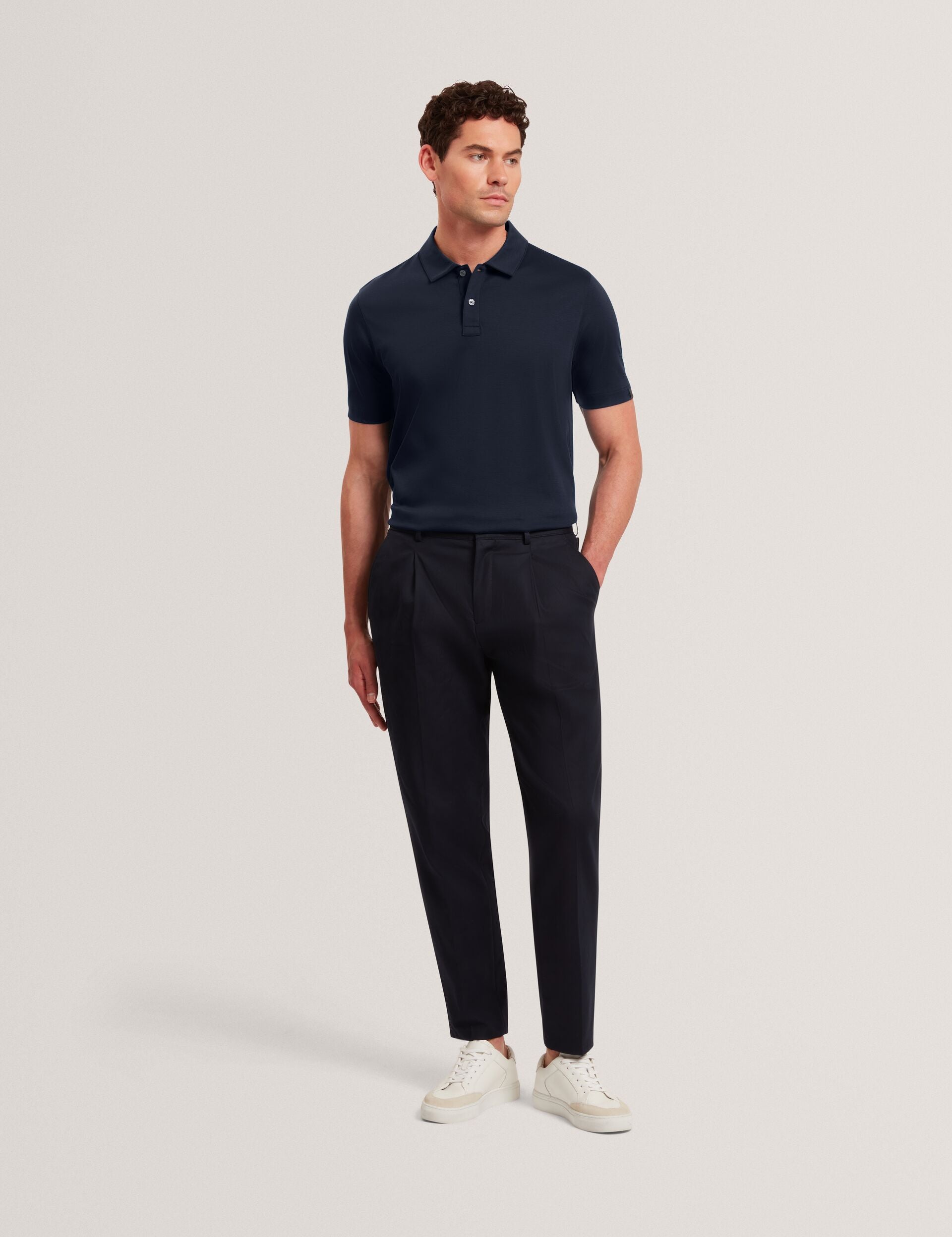 Men CONNALL Soft Touch Cotton Short Sleeve Polo - Ted Baker