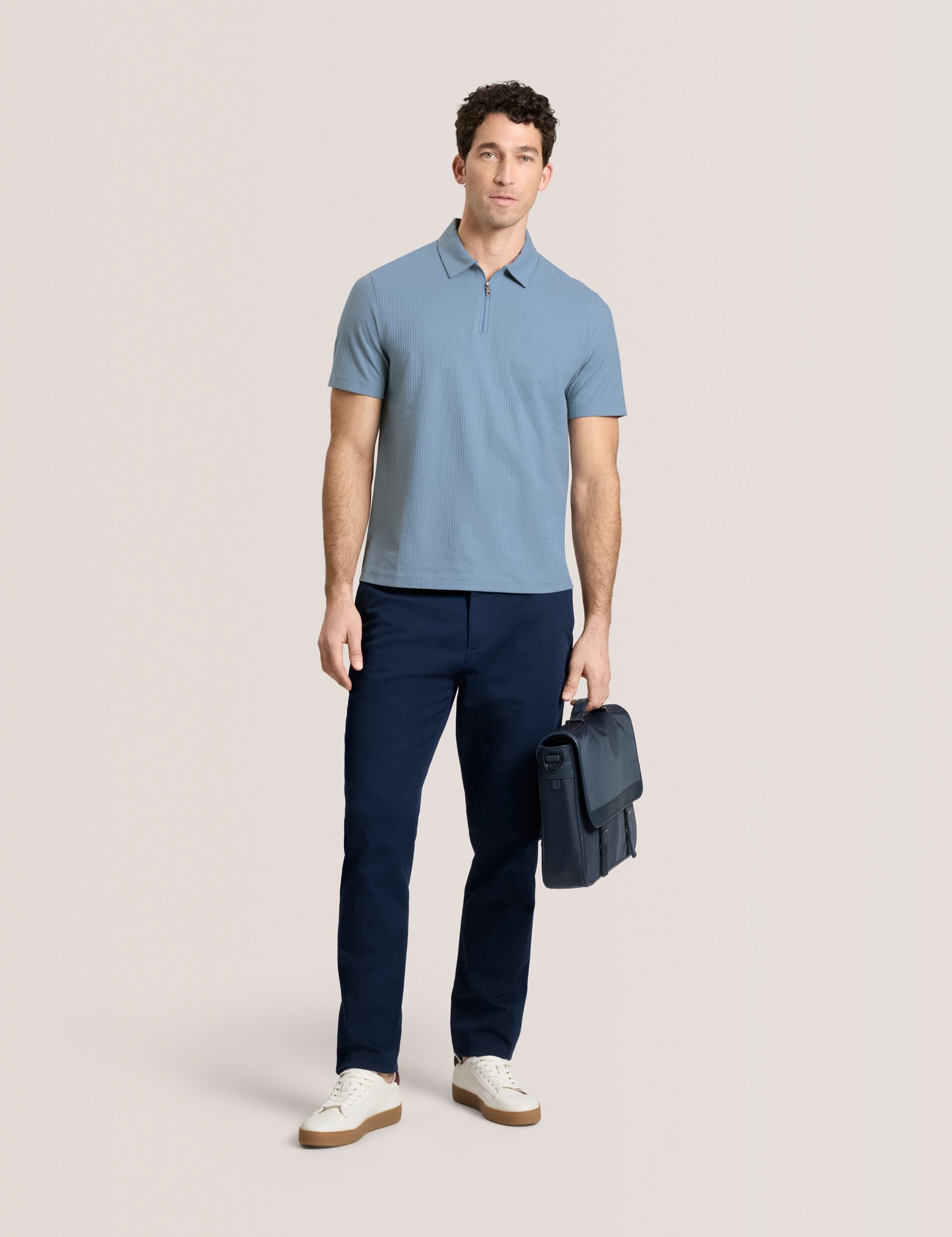 Men RIB ZIP POLO - Ted Baker