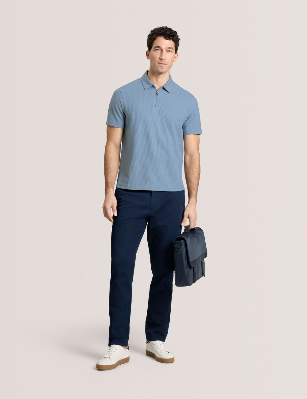 Men RIB ZIP POLO - Ted Baker