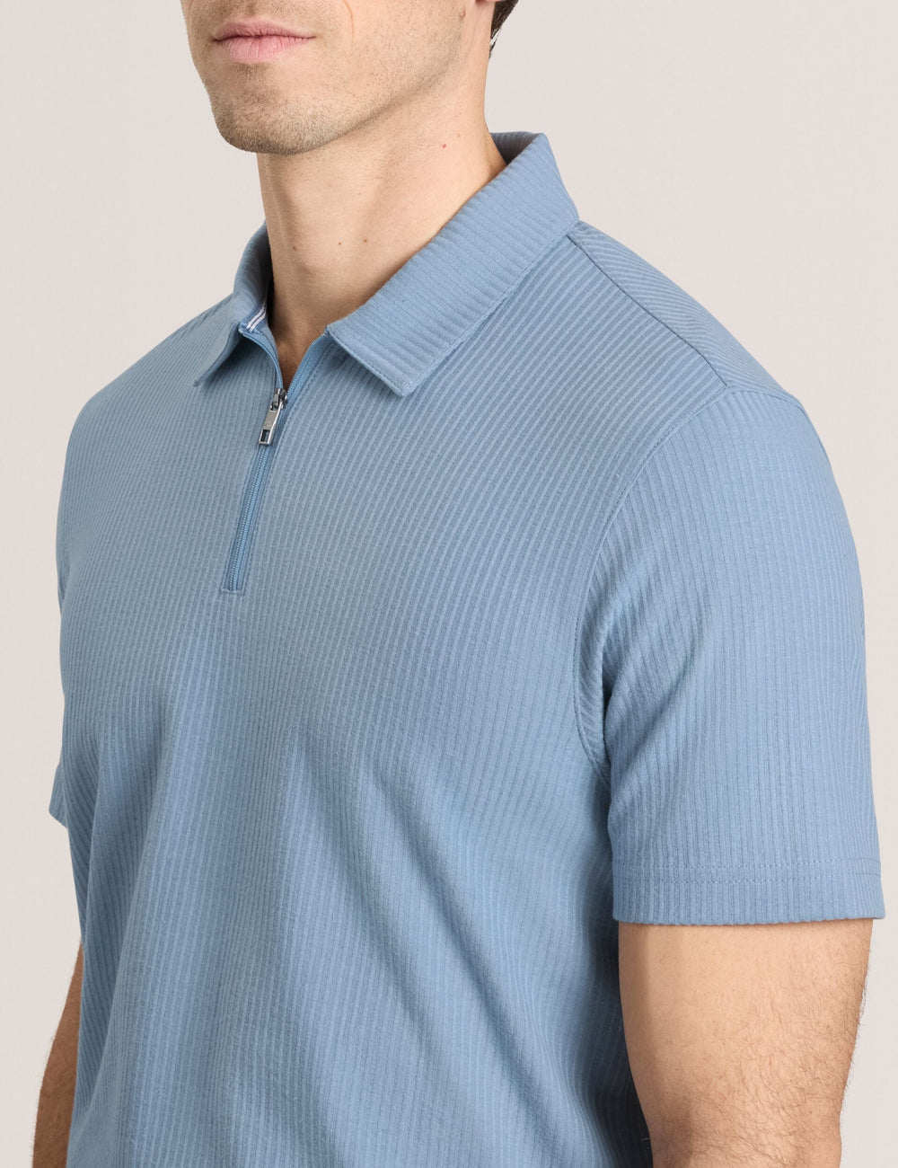 Men RIB ZIP POLO - Ted Baker