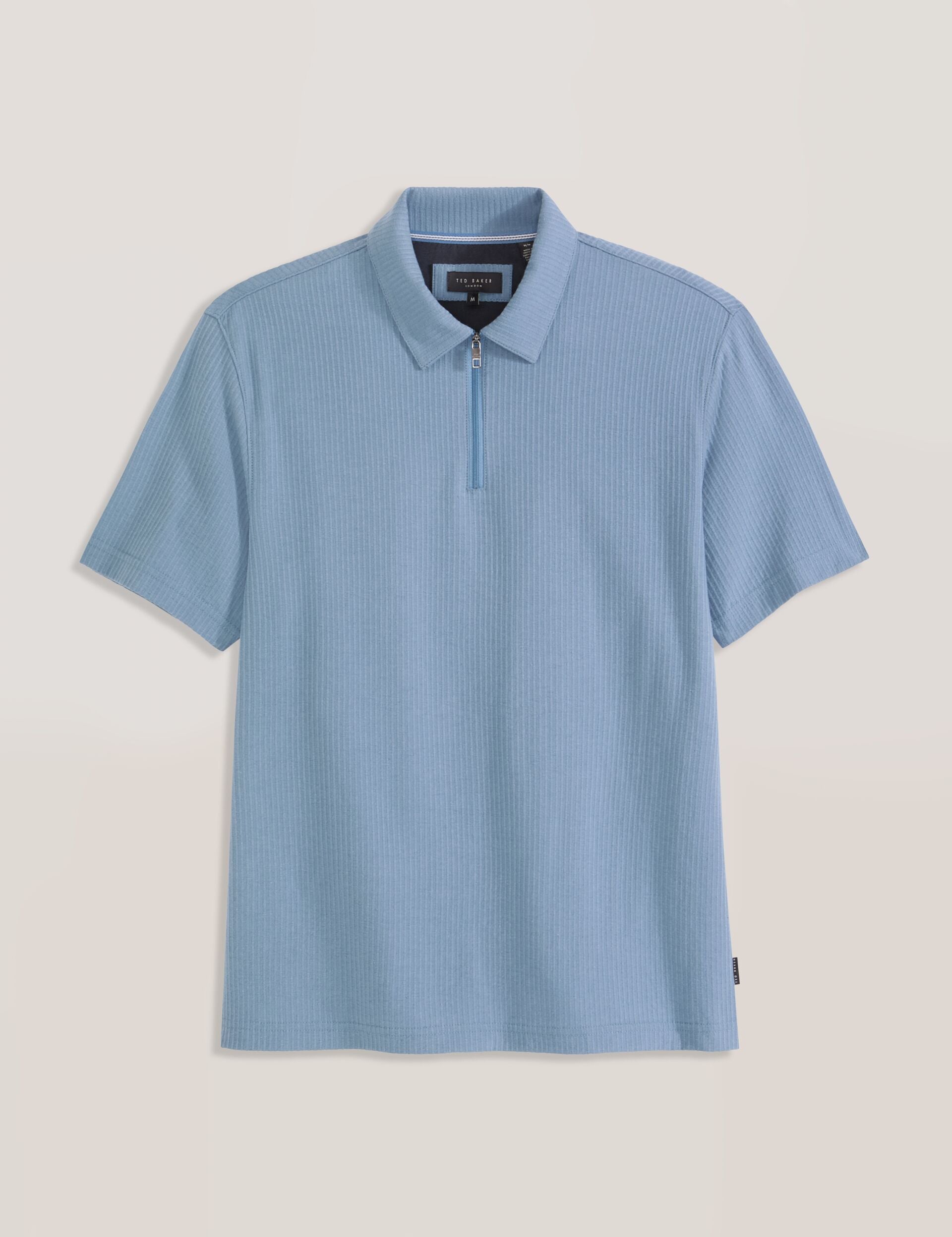 Men RIB ZIP POLO - Ted Baker