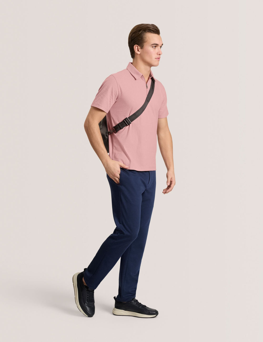 Men RIB ZIP POLO - Ted Baker