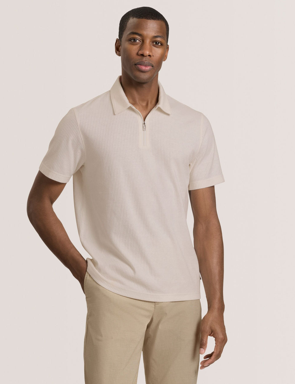 Men RIB ZIP POLO - Ted Baker