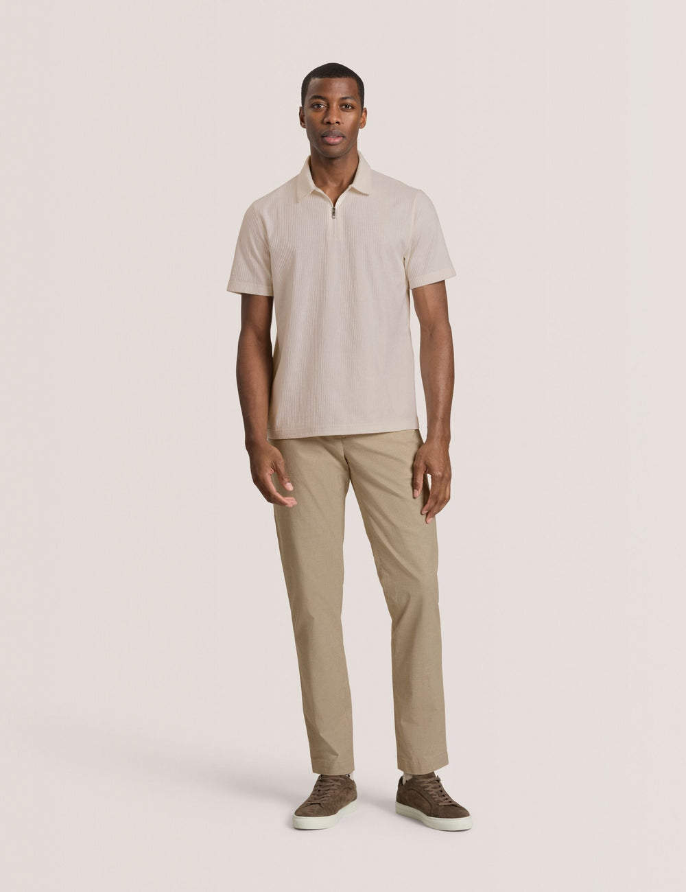 Men RIB ZIP POLO - Ted Baker