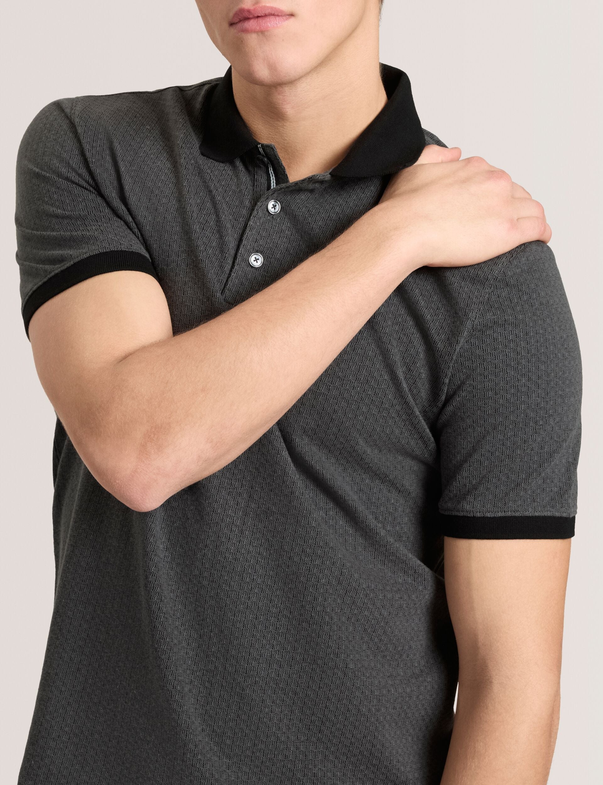 Men RIB ZIP POLO - Ted Baker