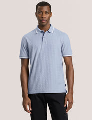 Men TEXTURE POLO - Button Up Polo - Ted Baker
