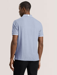 Men TEXTURE POLO - Button Up Polo - Ted Baker