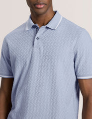 Men TEXTURE POLO - Button Up Polo - Ted Baker