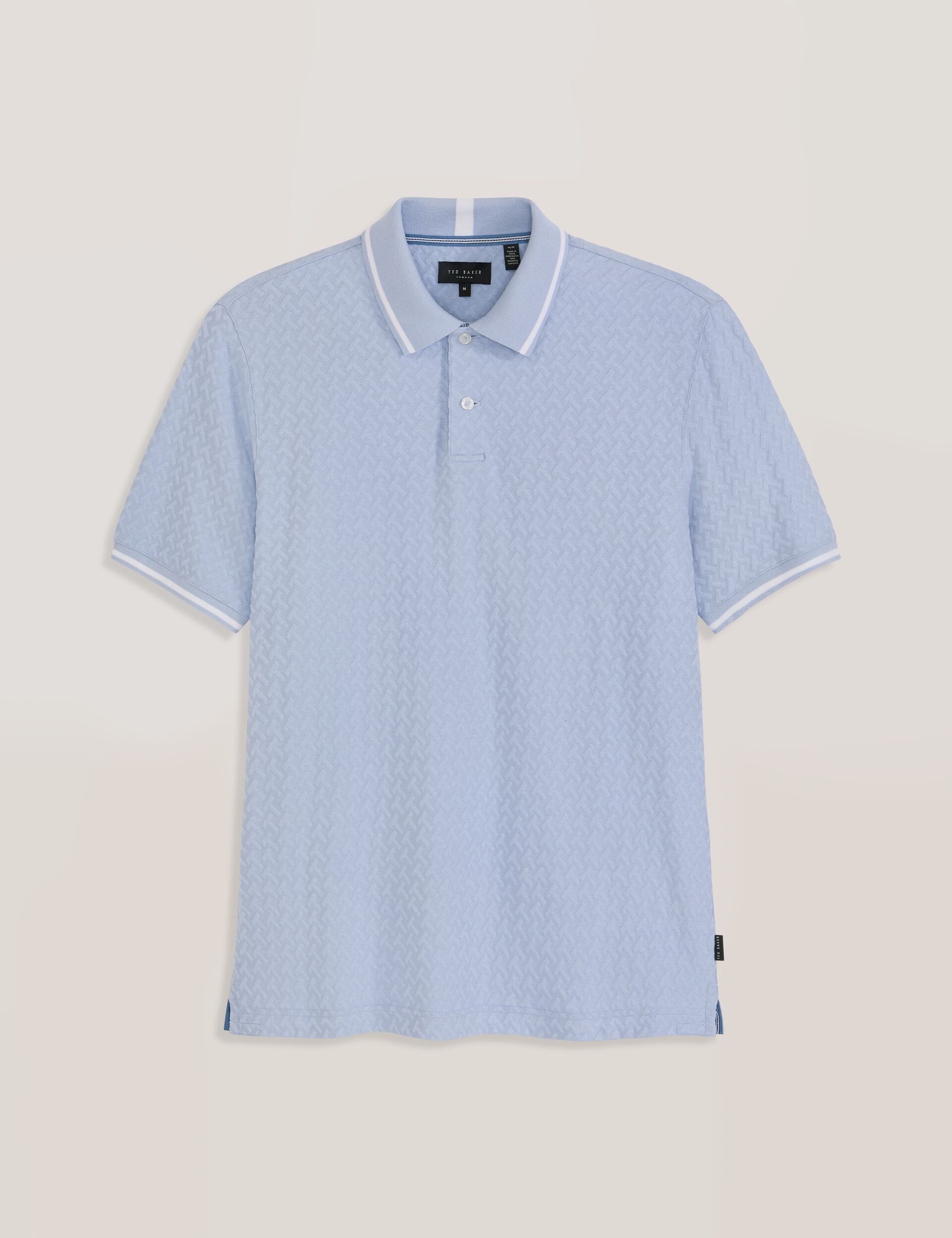 Men TEXTURE POLO - Button Up Polo - Ted Baker