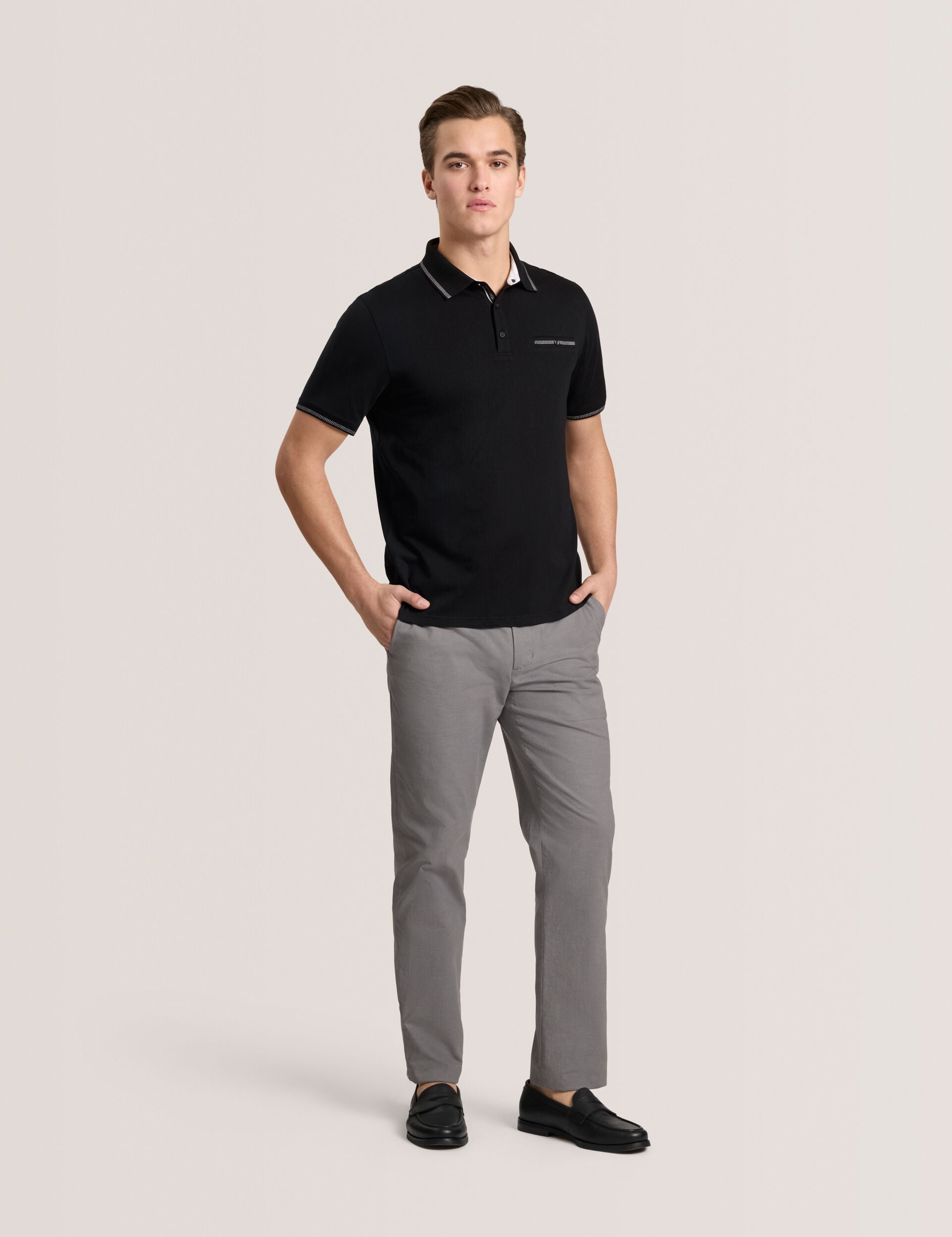 Men POLO - Button Up Polo - Ted Baker