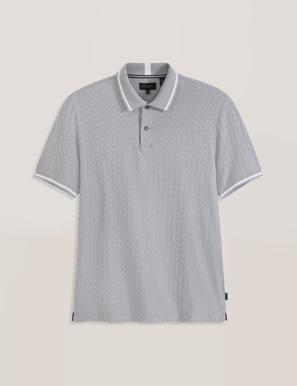 Men TEXTURE POLO - Button Up Polo - Ted Baker