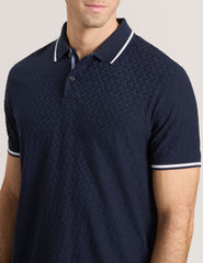 Men TEXTURE POLO - Button Up Polo - Ted Baker