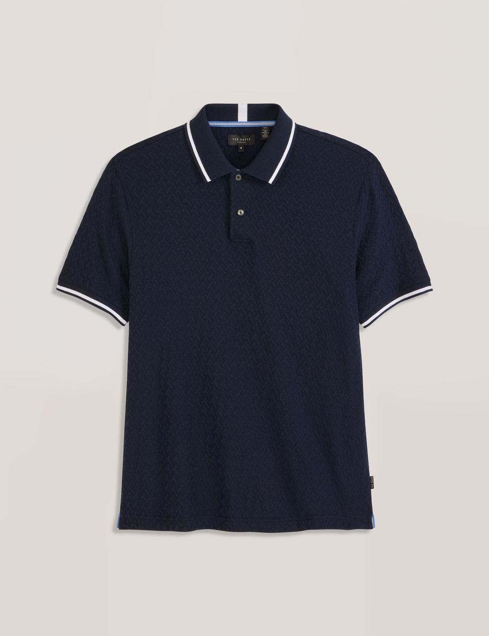 Men TEXTURE POLO - Button Up Polo - Ted Baker