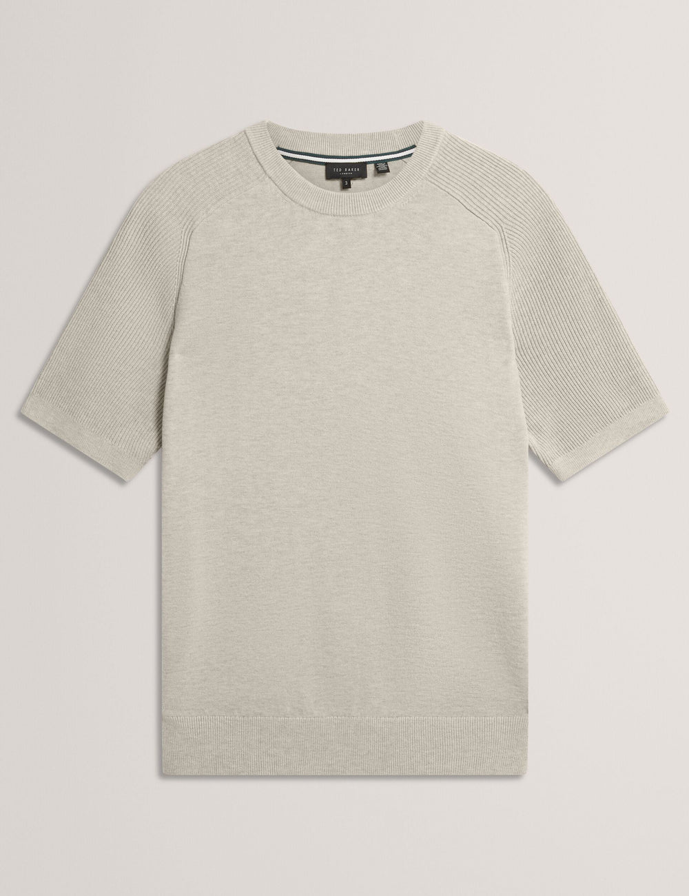 Men|Sale TORRENT - Wool Blend Ribbed Raglan Polo Shirt - Ted Baker