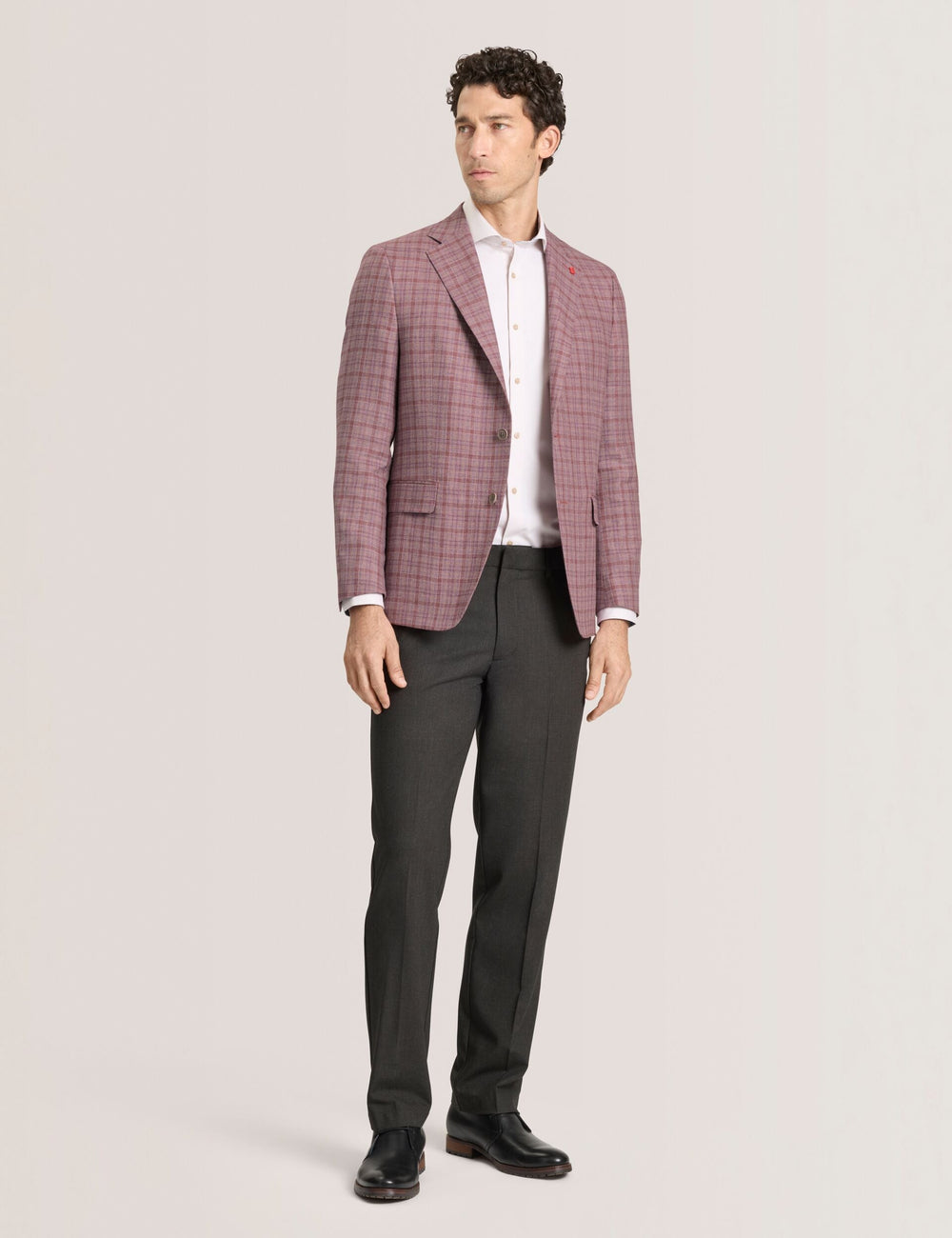Men WINFRED Plaid Silk Blend Woven Blazer - Ted Baker