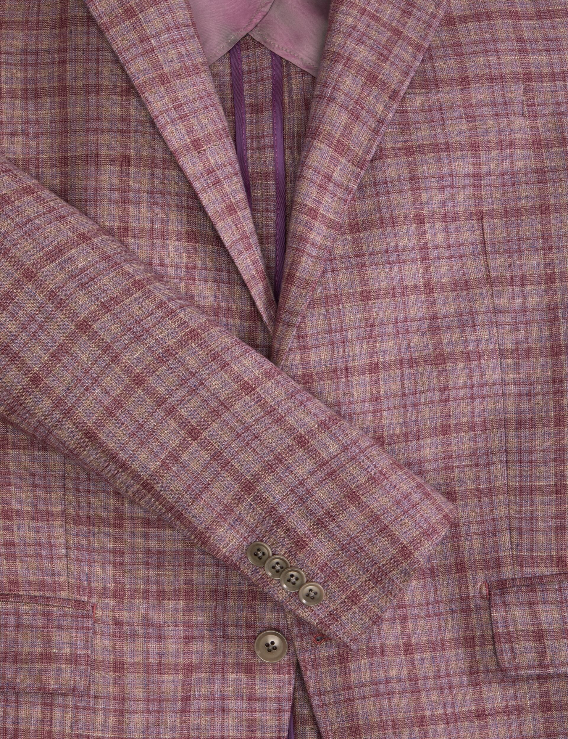 Men WINFRED Plaid Silk Blend Woven Blazer - Ted Baker