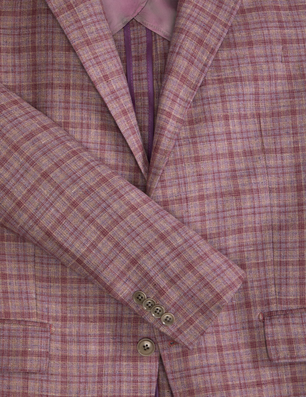 Men WINFRED Plaid Silk Blend Woven Blazer - Ted Baker