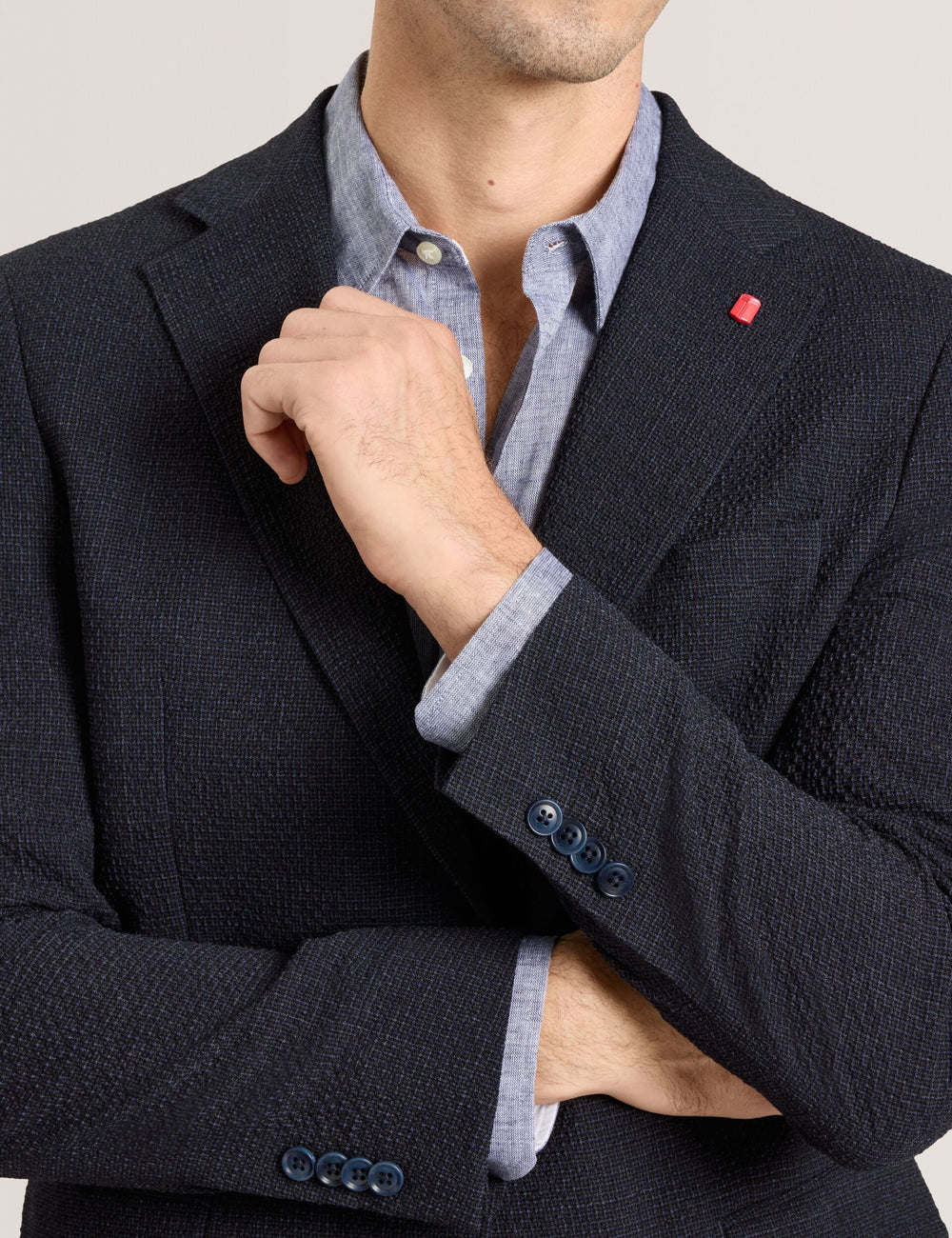 Men WINFRED Textured Weave Wool Blend Blazer - Ted Baker