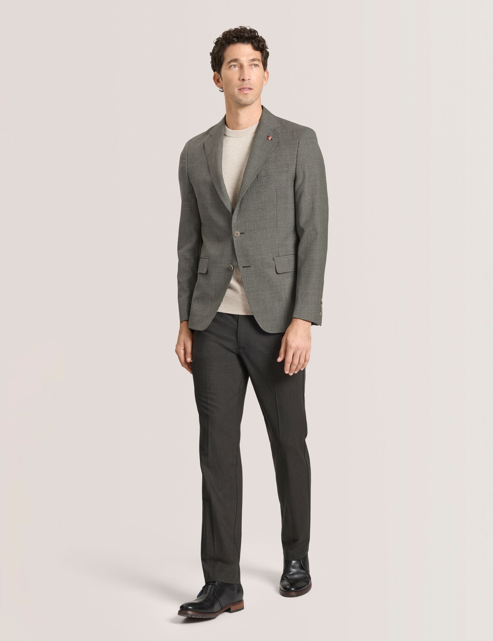 Men WINFRED Mini Check Wool Modern Fit Suit Jacket - Ted Baker