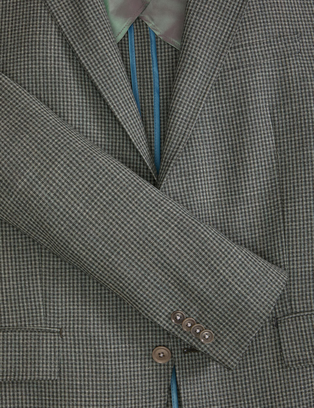 Men WINFRED Mini Check Wool Modern Fit Suit Jacket - Ted Baker