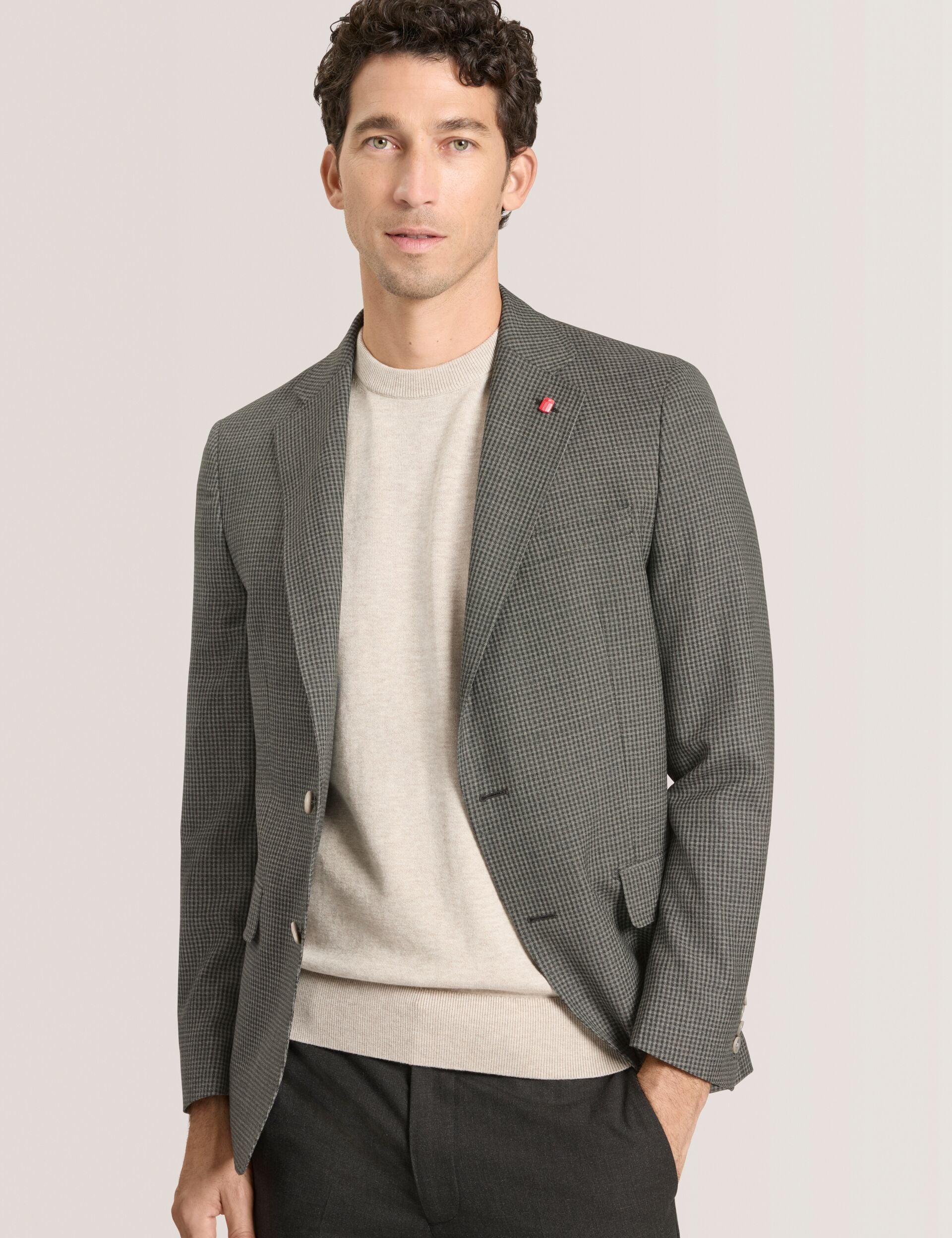 Men WINFRED Mini Check Wool Modern Fit Suit Jacket - Ted Baker