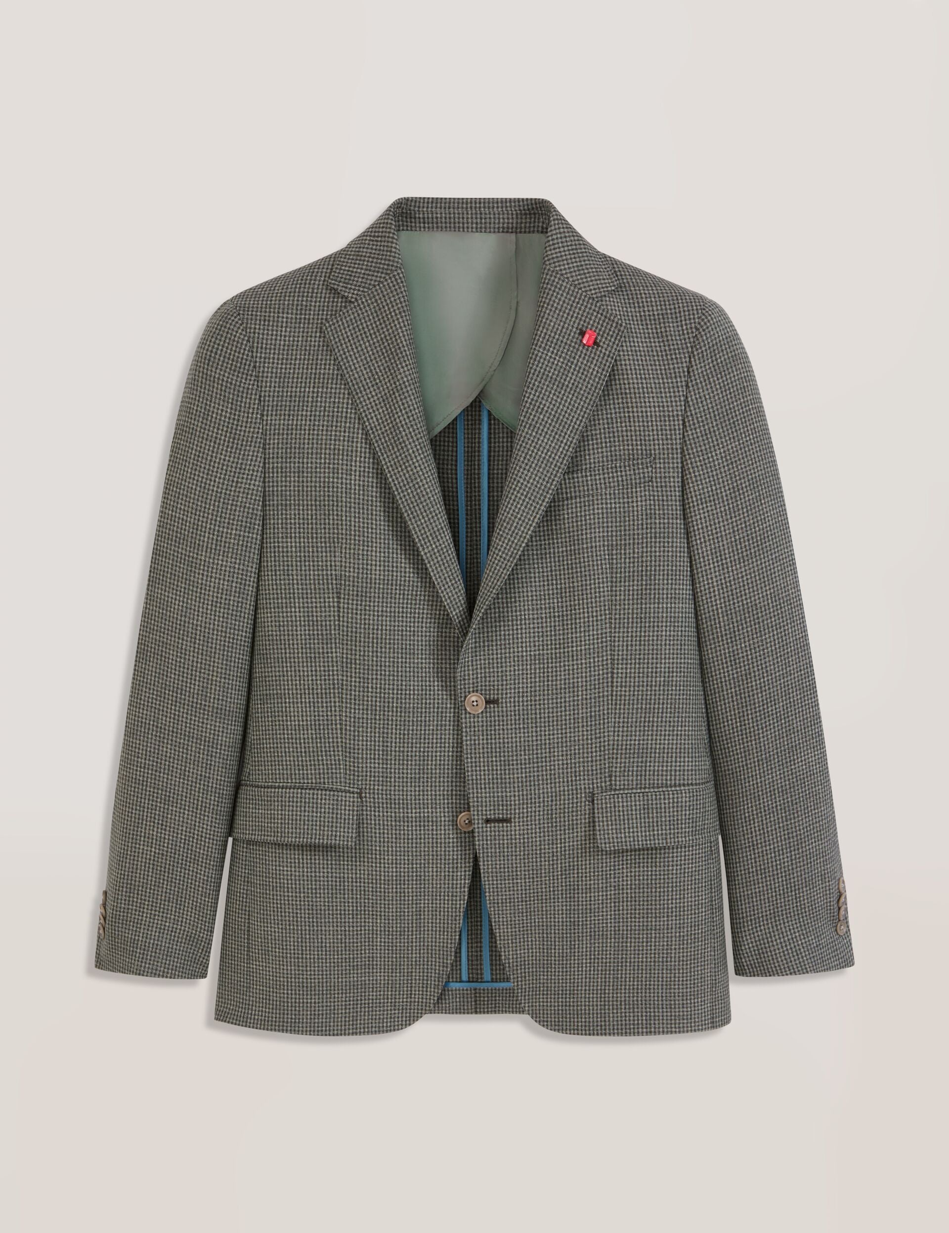 Men WINFRED Mini Check Wool Modern Fit Suit Jacket - Ted Baker