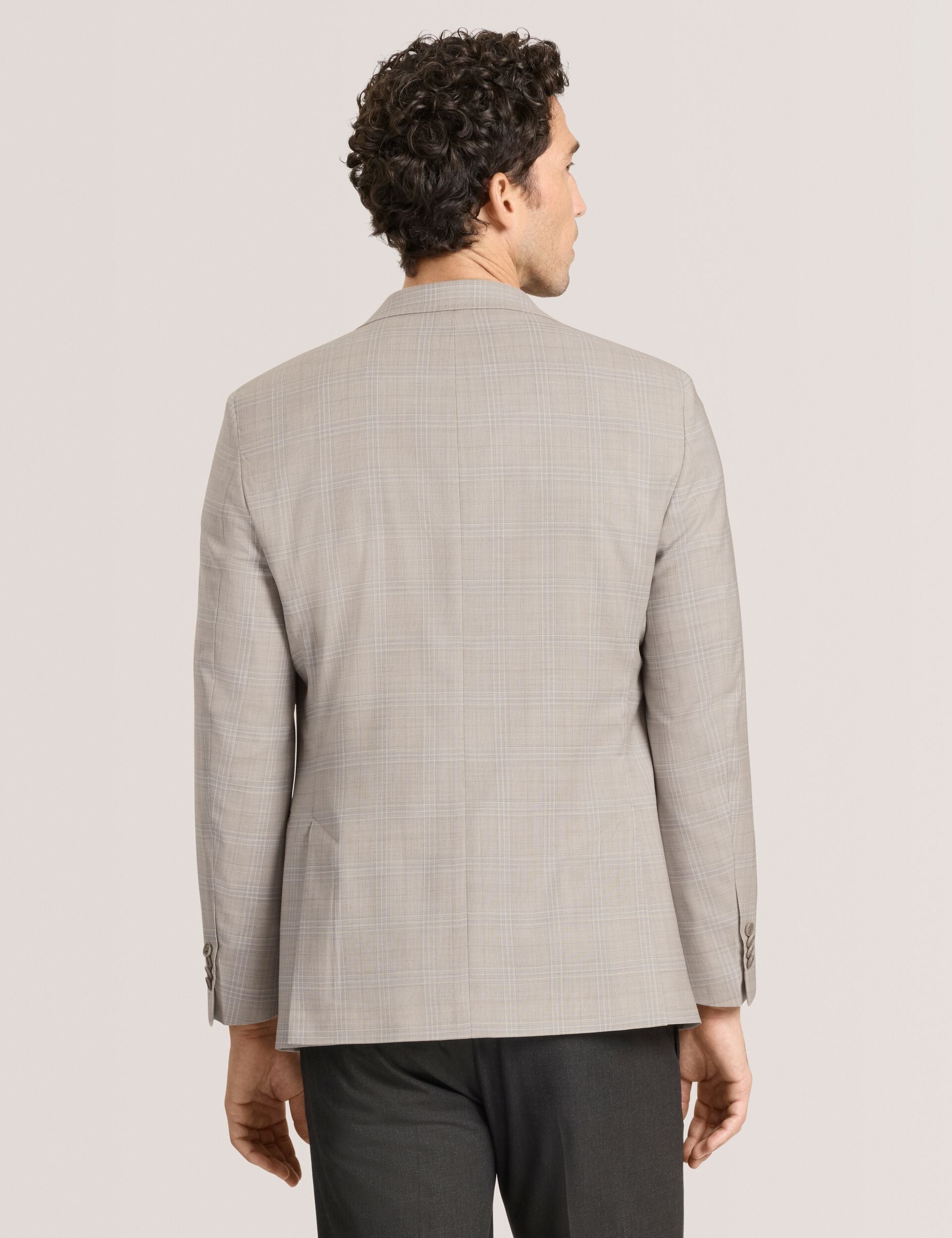 Men WINFRED Mixed Plaid Wool Tailored Blazer - Ted Baker