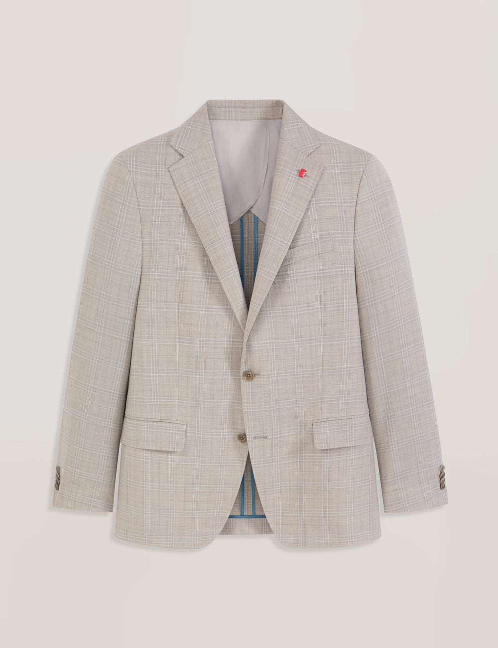 Men WINFRED Mixed Plaid Wool Tailored Blazer - Ted Baker
