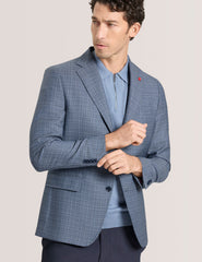 Men WINFRED Plaid Woven Texture Tailored Blazer - Ted Baker