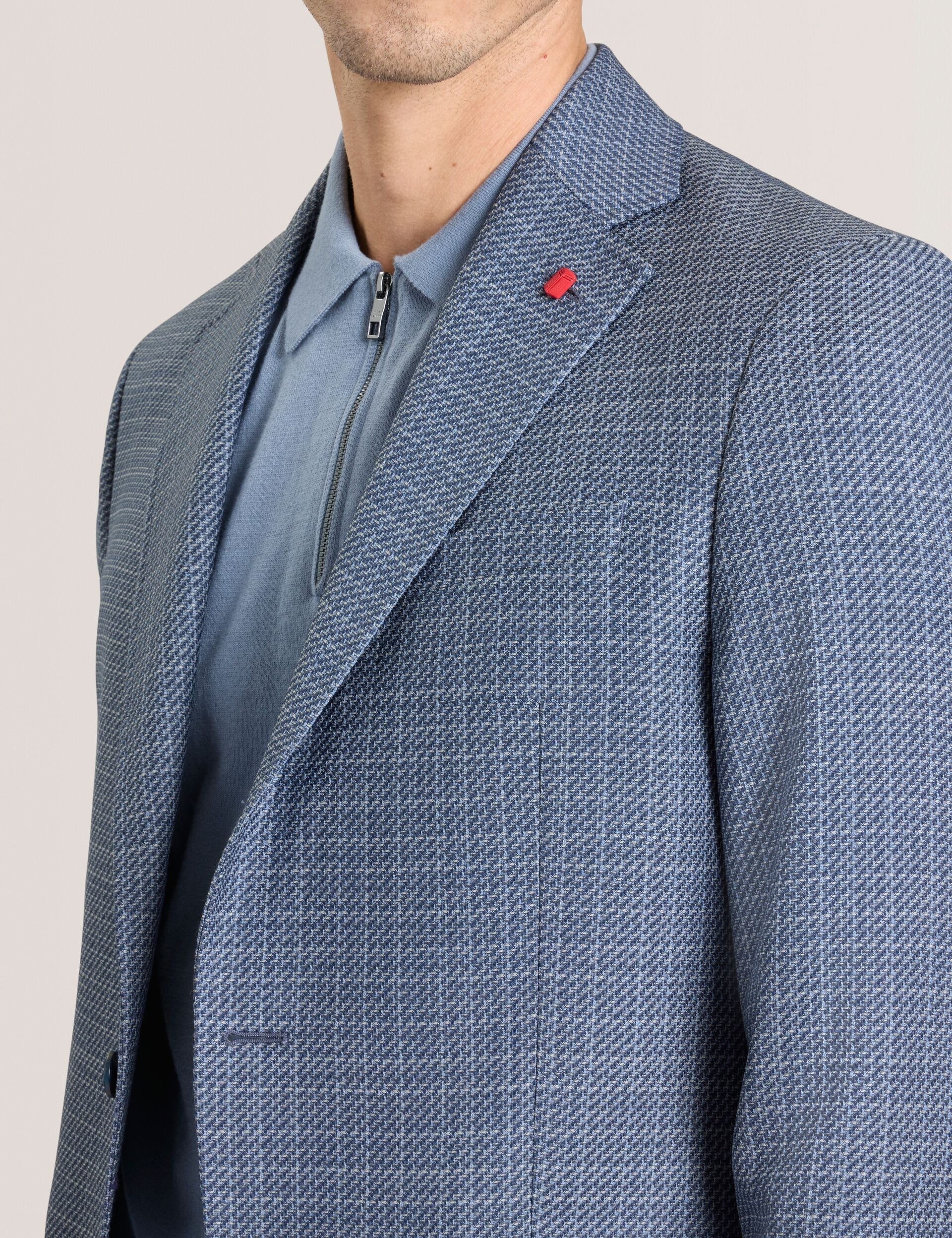 Men WINFRED Plaid Woven Texture Tailored Blazer - Ted Baker