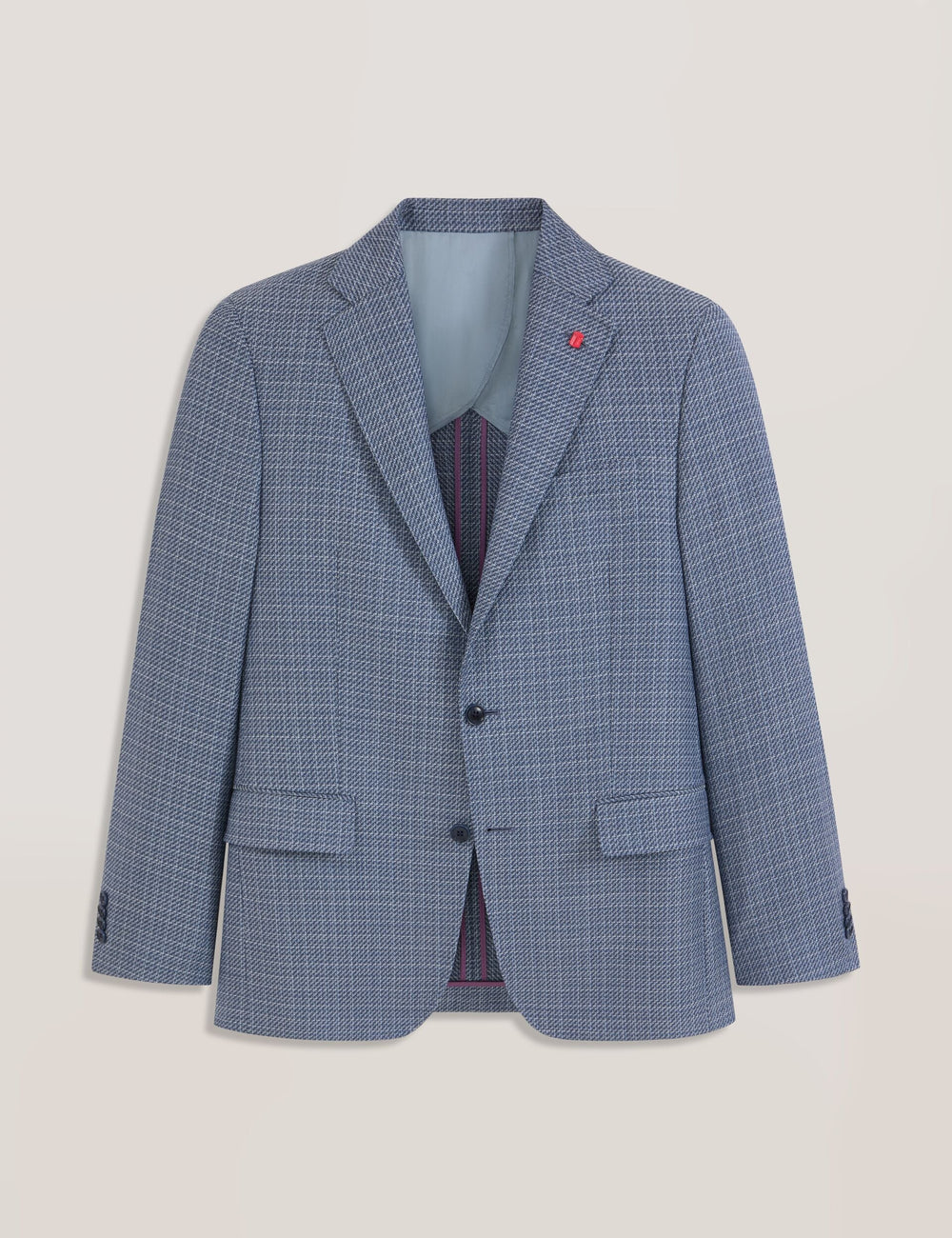 Men WINFRED Plaid Woven Texture Tailored Blazer - Ted Baker