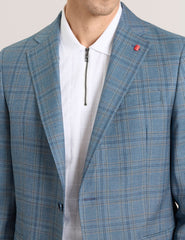 Men WINFRED Mixed Plaid Wool Tailored Blazer - Ted Baker